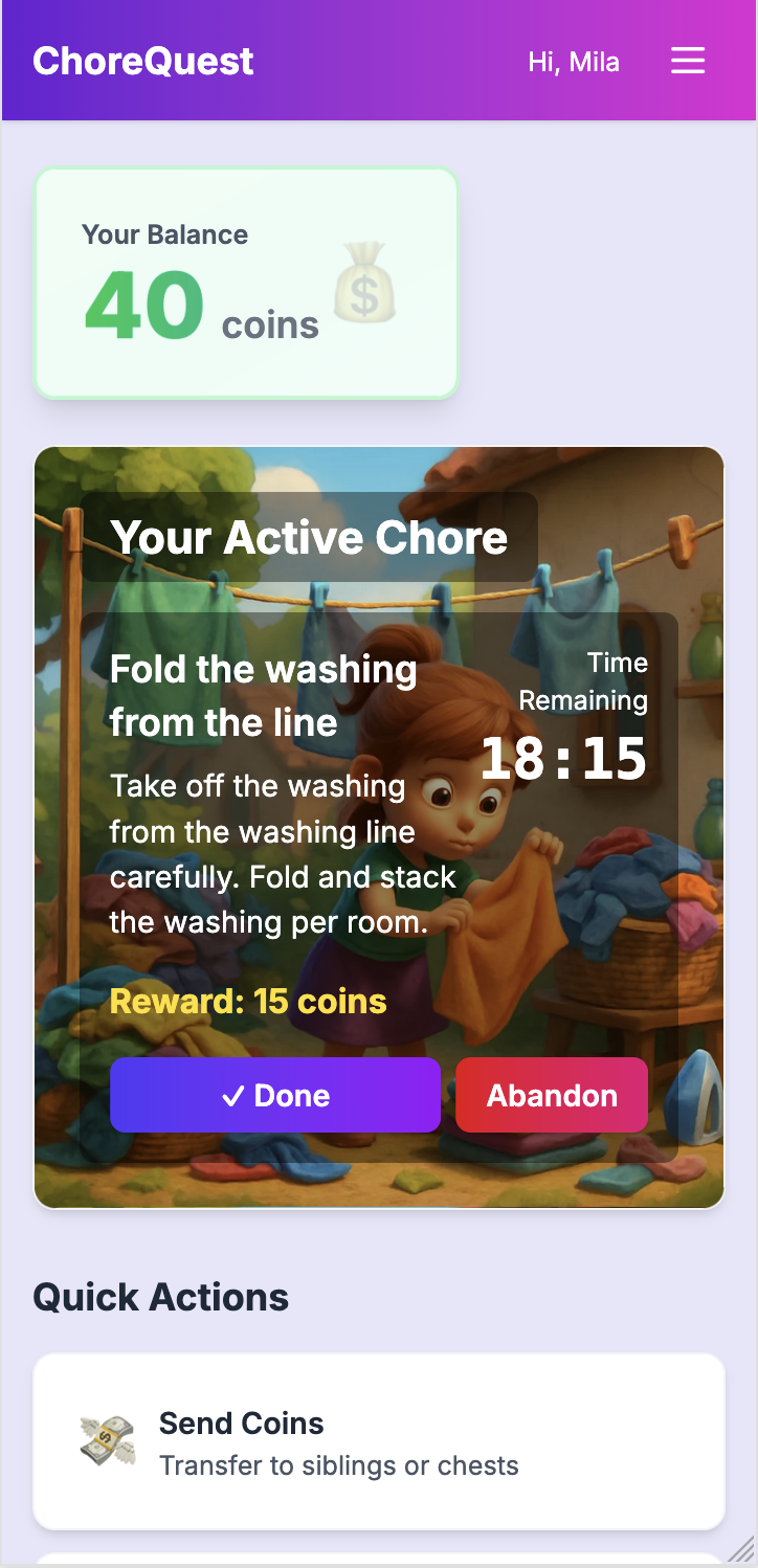 Active Chore